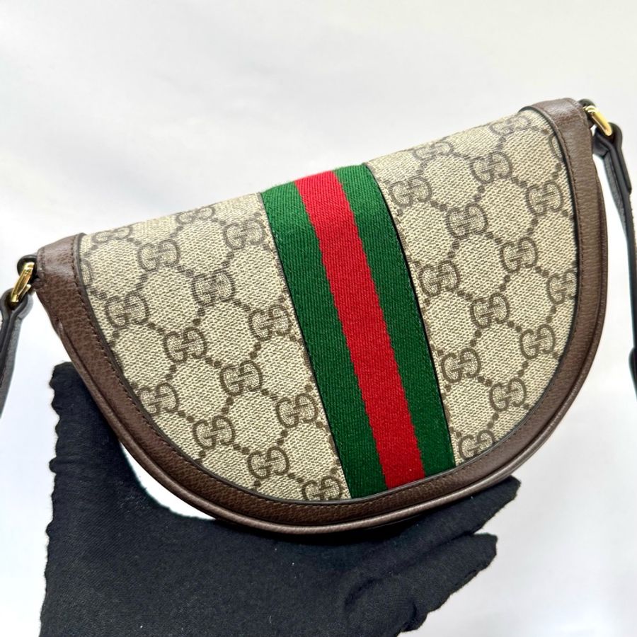GUCCI 古馳 Ophidia 經典GG老花迷你肩背包 757309-2