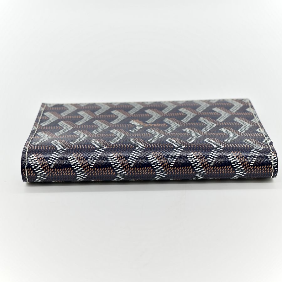 Goyard 戈雅 海軍藍 經典花紋 護照夾-3
