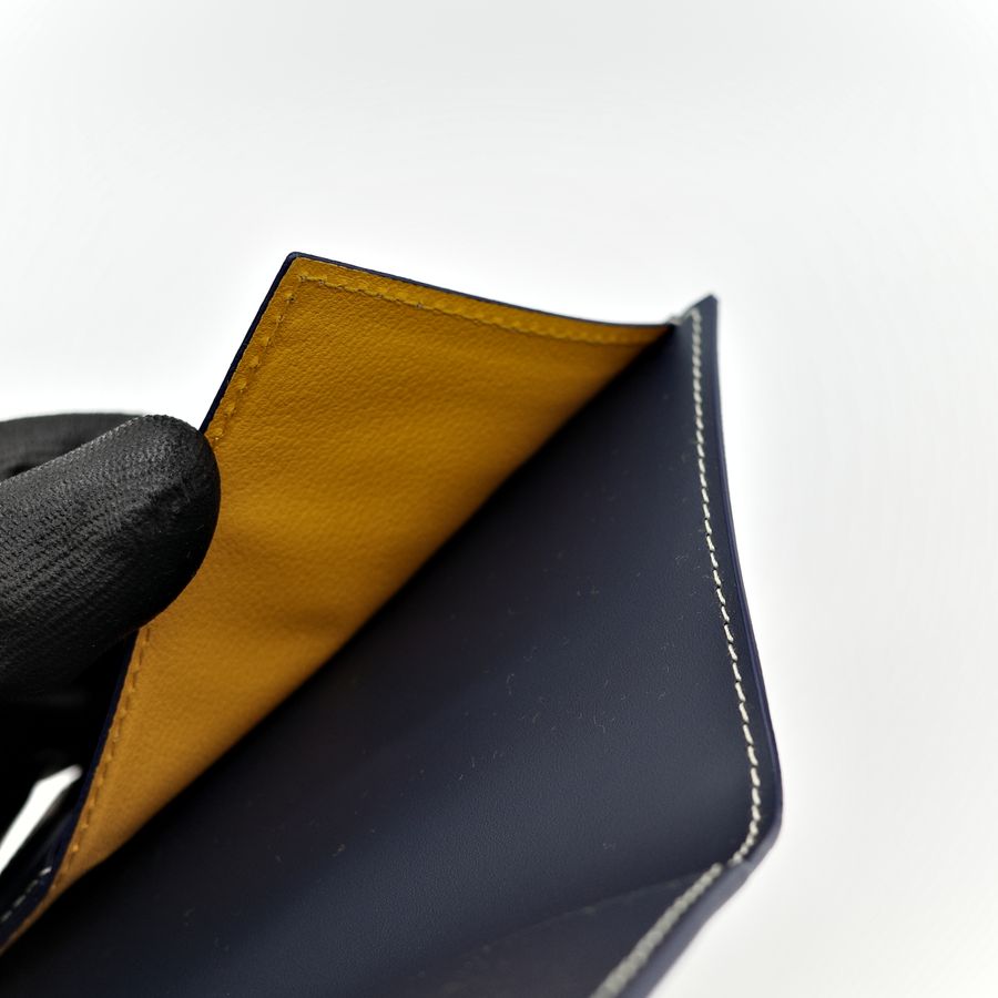 Goyard 戈雅 海軍藍 經典花紋 護照夾-6