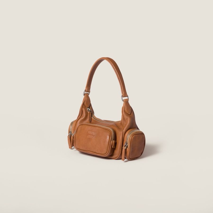 Miu Miu 女士 拉鍊單肩包均碼碼22cm*7cm*18.5cm-2