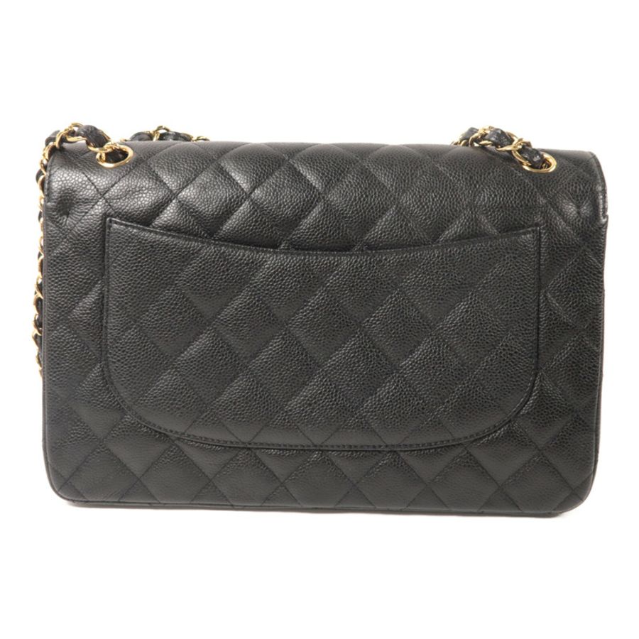 CHANEL 牛皮皮革Large Classic鏈帶肩背袋-2