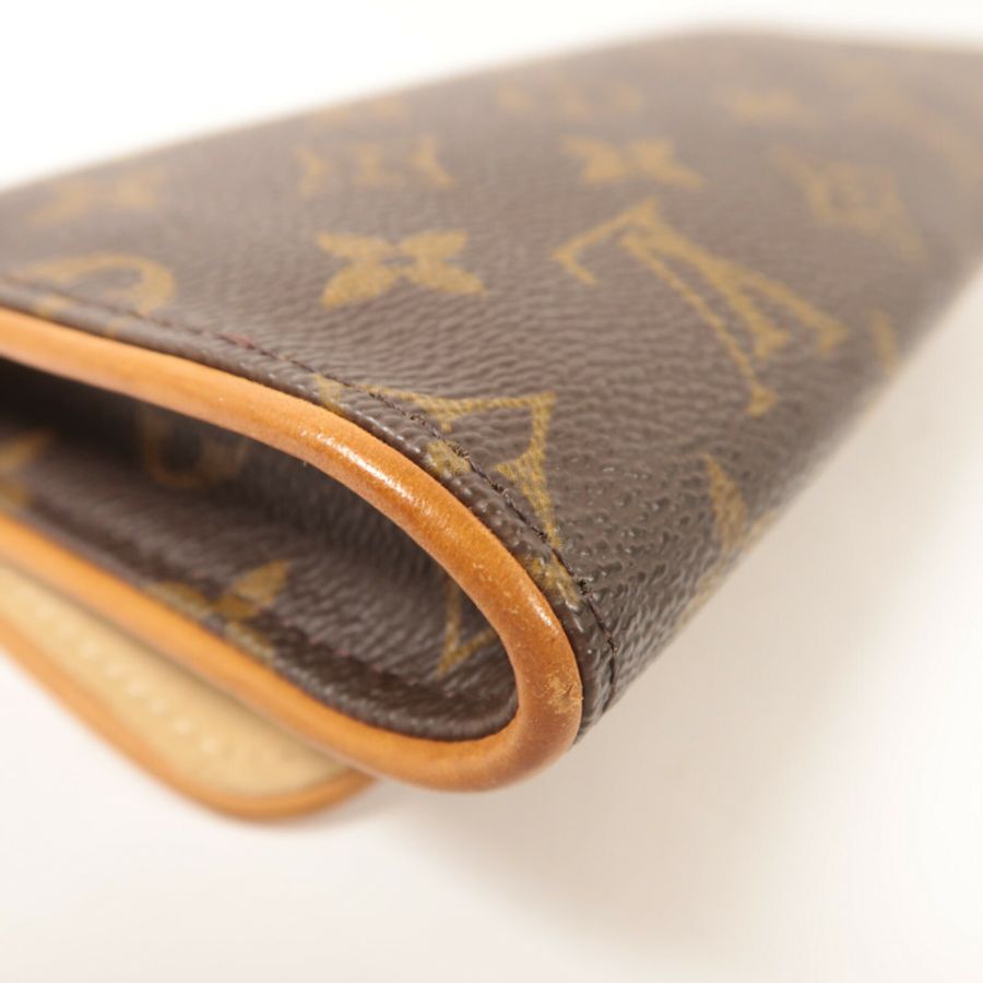 LOUIS VUITTON Monogram Pochette Twin GM肩背袋-11