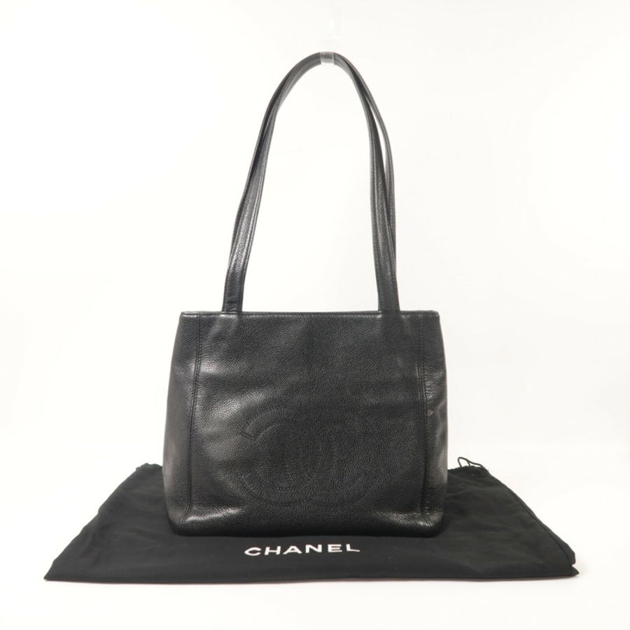 CHANEL 牛皮皮革Vintage Hand Bag手挽袋-8