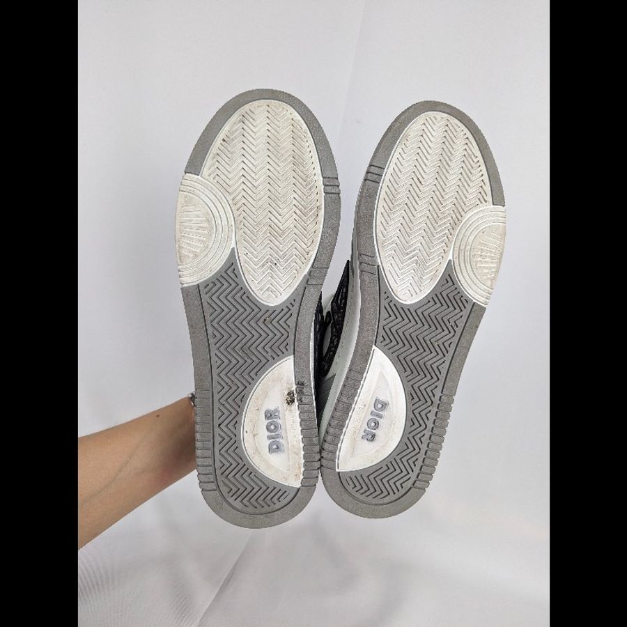莉亞精品♡Dior B57 灰白運動鞋 尺碼43 二手美品-4