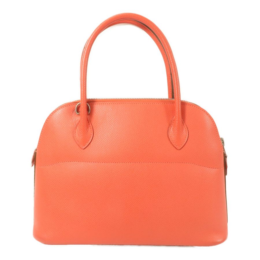HERMES Epsom皮革Bolide 27手挽肩背兩用袋Rose Jaipur-1