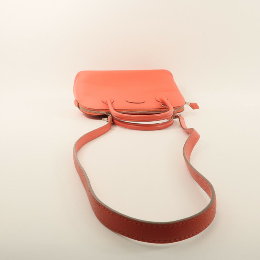 HERMES Epsom皮革Bolide 27手挽肩背兩用袋Rose Jaipur-10