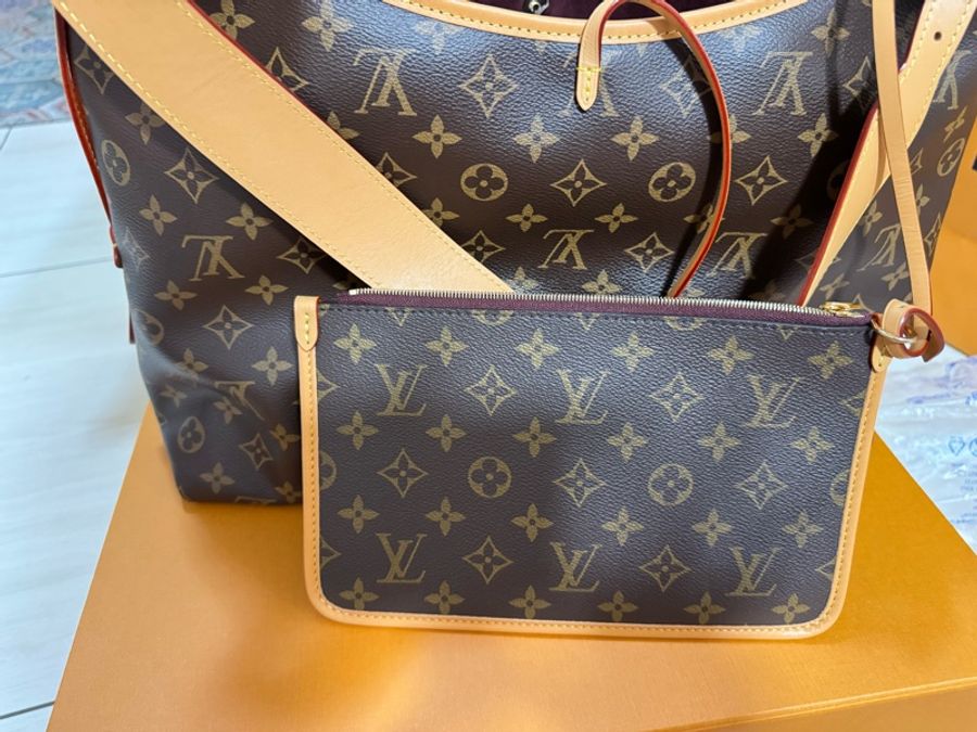LV-MM近全新包裝都完整M46197 CarryAll MM-1