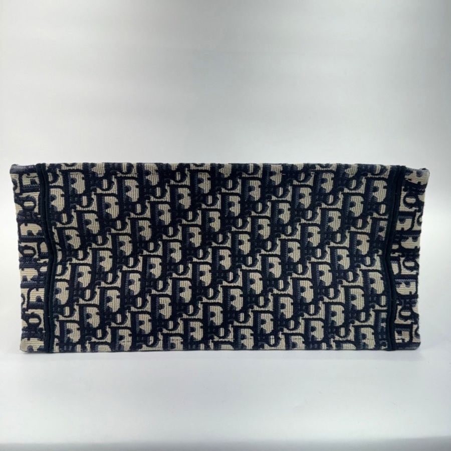 平台最低價近新激甜價✨ 迪奧 CHRISTIAN DIOR Book Tote 中型老花刺繡托特包Oblique 防塵袋/保證卡-6