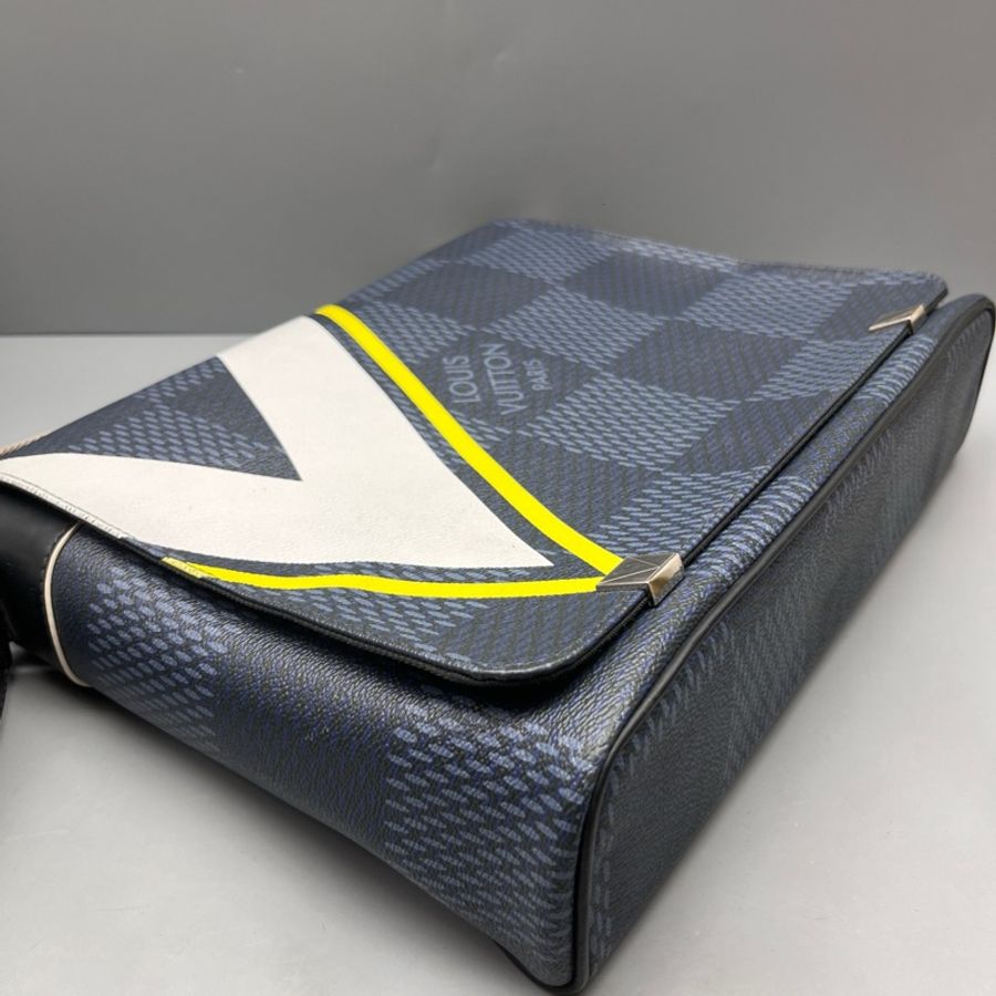 Louis Vuitton 路易威登 男士休閒翻蓋郵差包 尺寸32*28 🈚附件-3