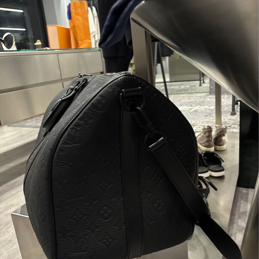 全新閒置🌟Louis Vuitton Keepall 50 Monogram Taurillon 皮革|Classic Trend CT精品|台北東區實體-6
