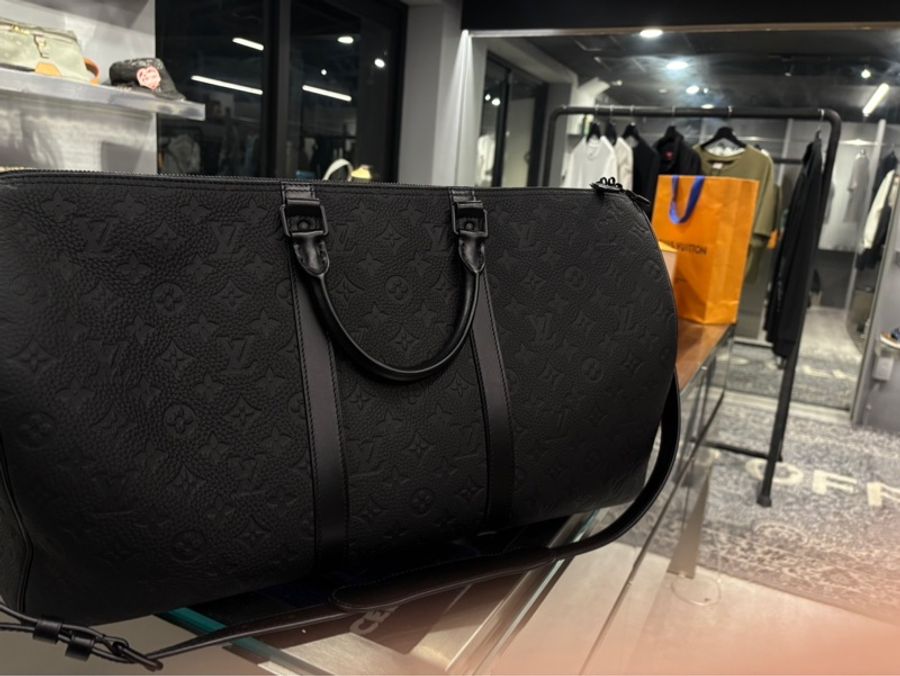 全新閒置🌟Louis Vuitton Keepall 50 Monogram Taurillon 皮革|Classic Trend CT精品|台北東區實體-7
