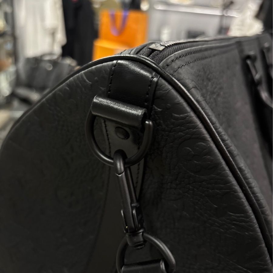 全新閒置🌟Louis Vuitton Keepall 50 Monogram Taurillon 皮革|Classic Trend CT精品|台北東區實體-8