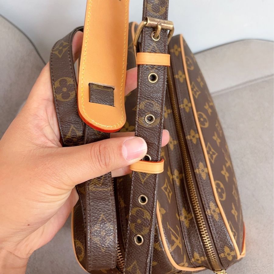 超容量LouisVuitton 路易威登經典老花-斜跨雙層郵差包-橫版-10