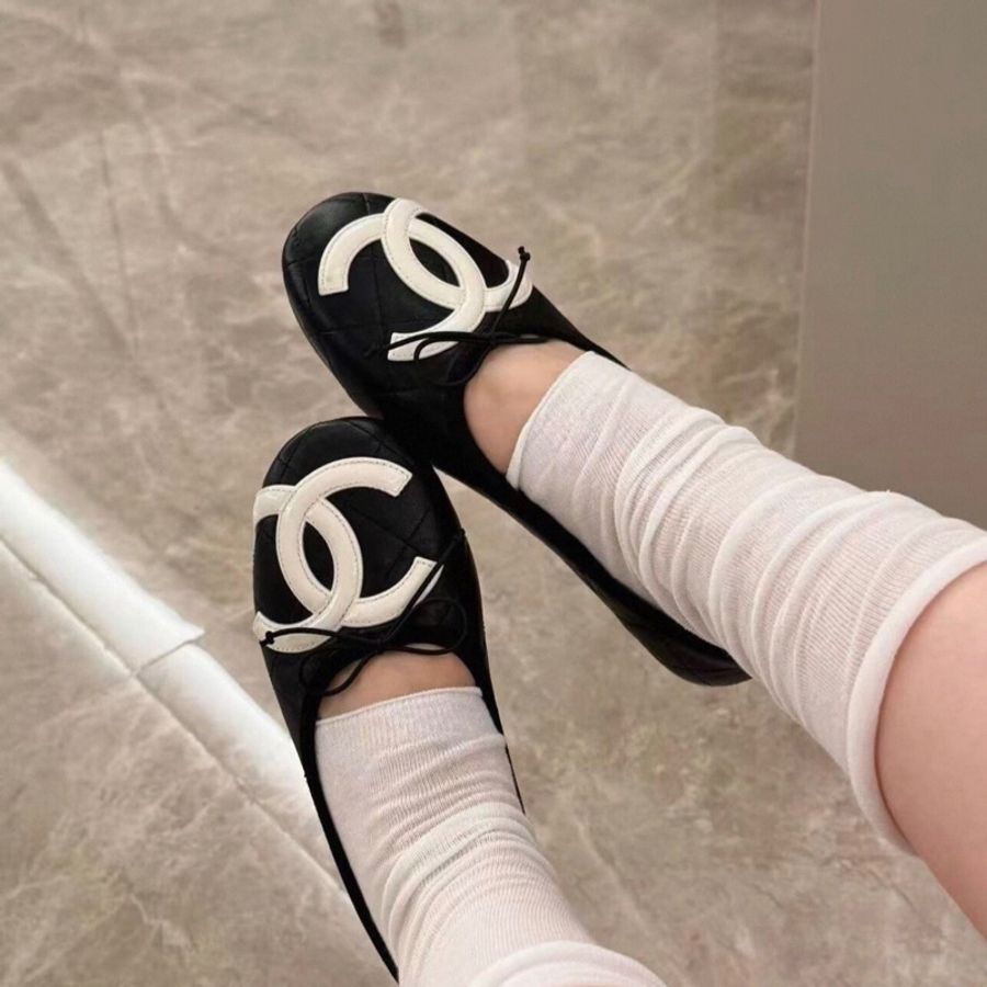 Chanel香奈兒26M coco beach康鵬鞋黑色-0