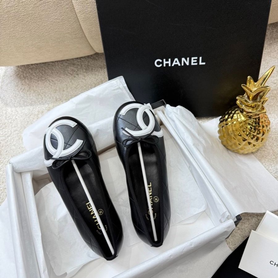 Chanel香奈兒26M coco beach康鵬鞋黑色-5