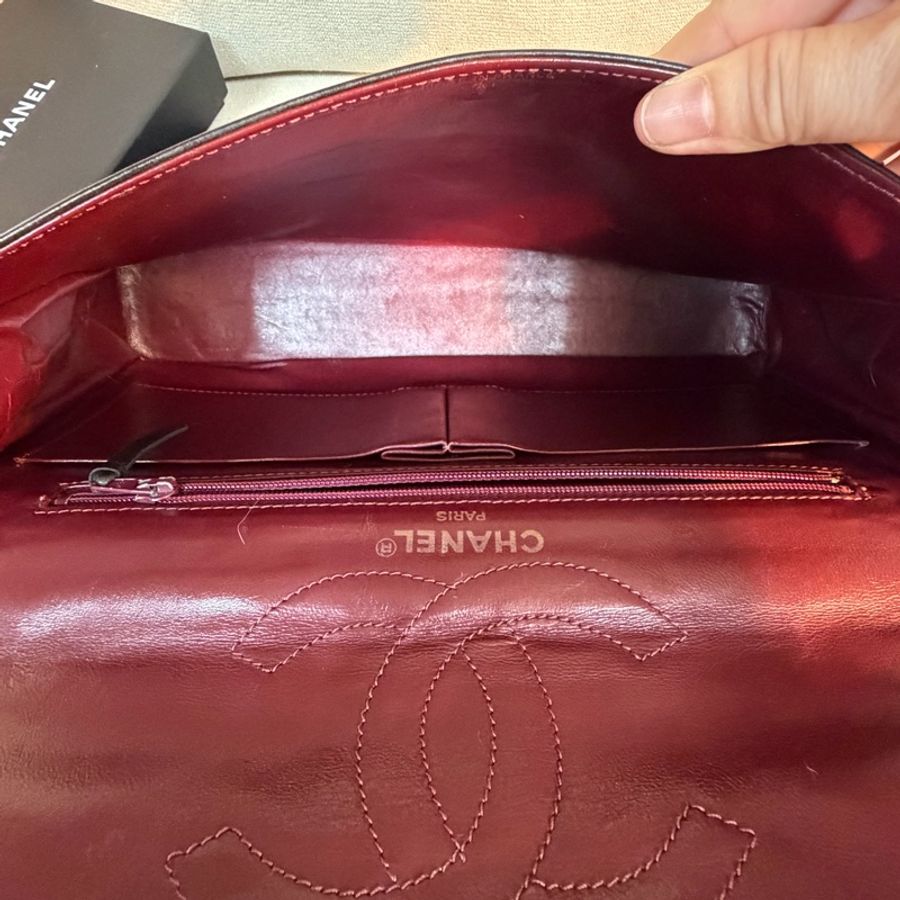 📌 絕版珍藏 | Chanel 香奈兒 Vintage 巴黎限定金銀雙釦 CF ✨ 尺寸:28*18*6-21