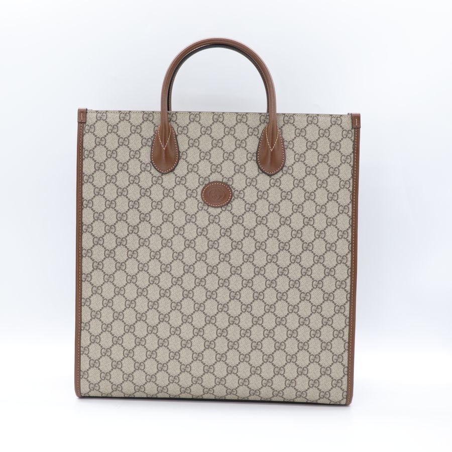 GUCCI 老花手提托特包-2
