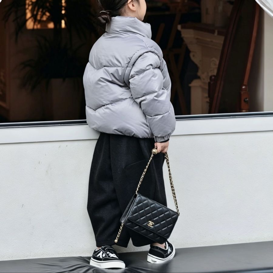 CHANEL香奈兒黑金金球調節扣WOC鏈條包🍨🍧-1