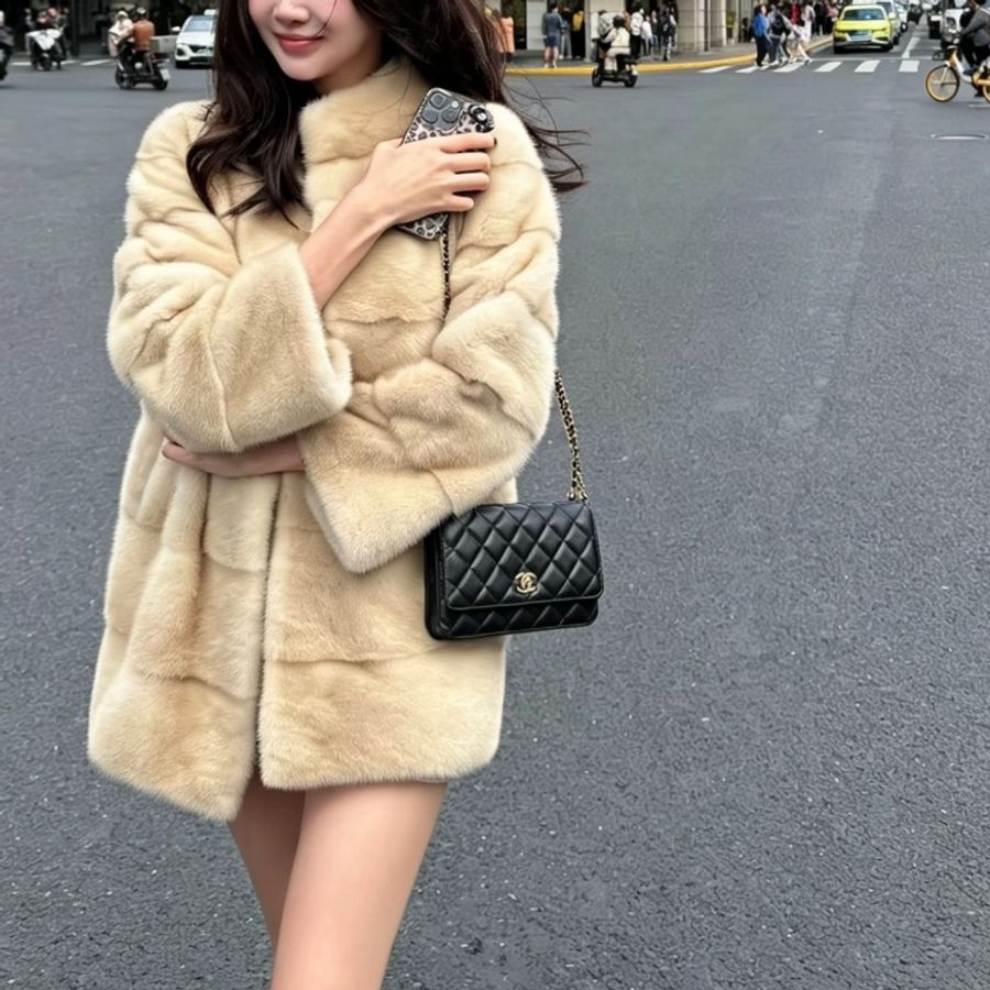 CHANEL香奈兒黑金金球調節扣WOC鏈條包🍨🍧-26