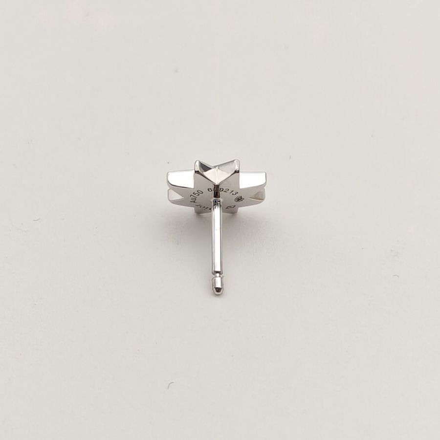 DIOR 18K白金鑽石etoiledesvents八芒星耳釘單只-3