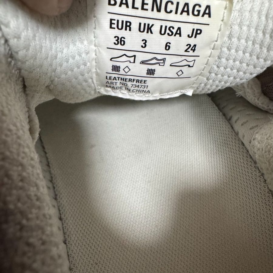 Balenciaga正品巴黎世家3xl做舊老爹鞋 女款 淺米色 36碼-6