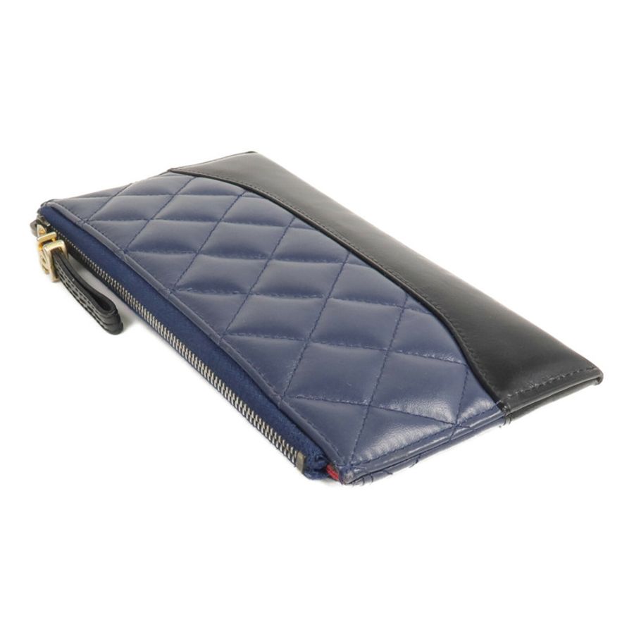 CHANEL 牛皮皮革Gabrielle Long Wallet長錢包-4