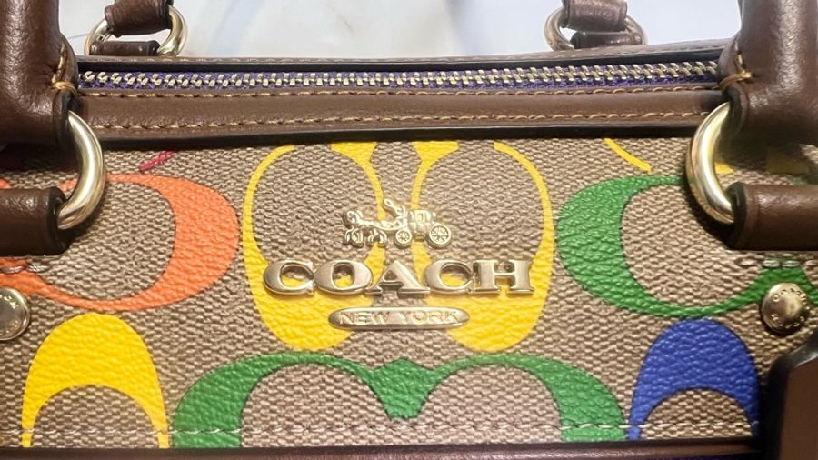 Coach color logo Boston bag-1