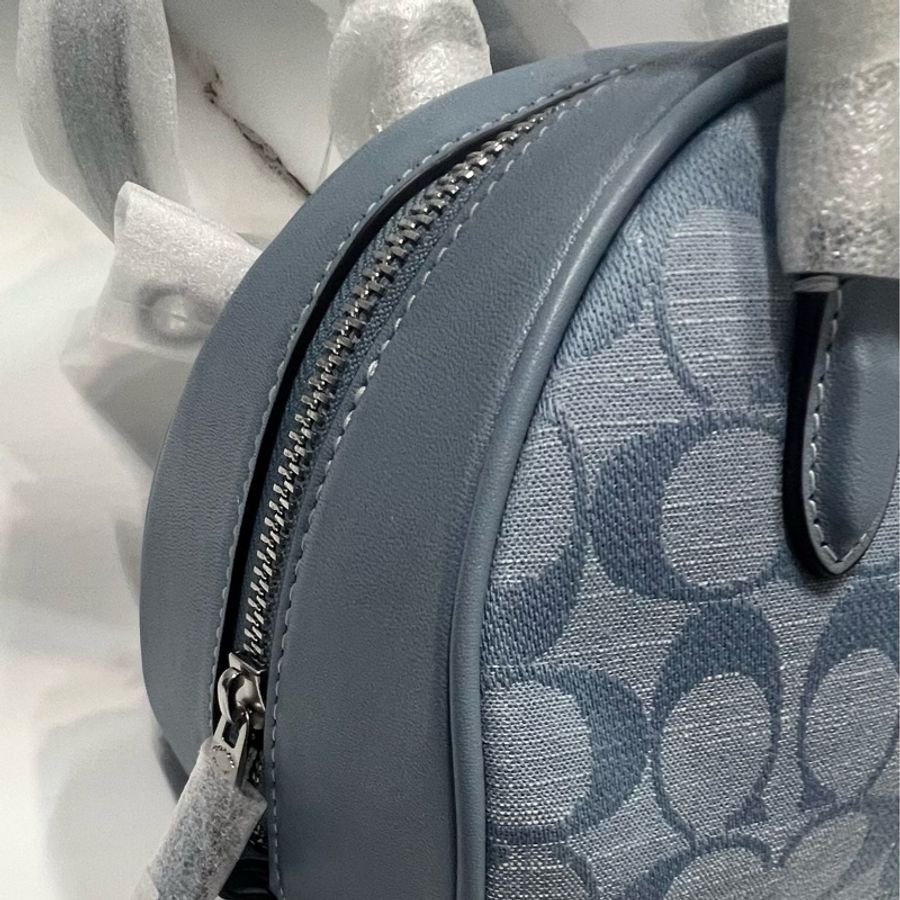 Coach Boston bag (blue)-4