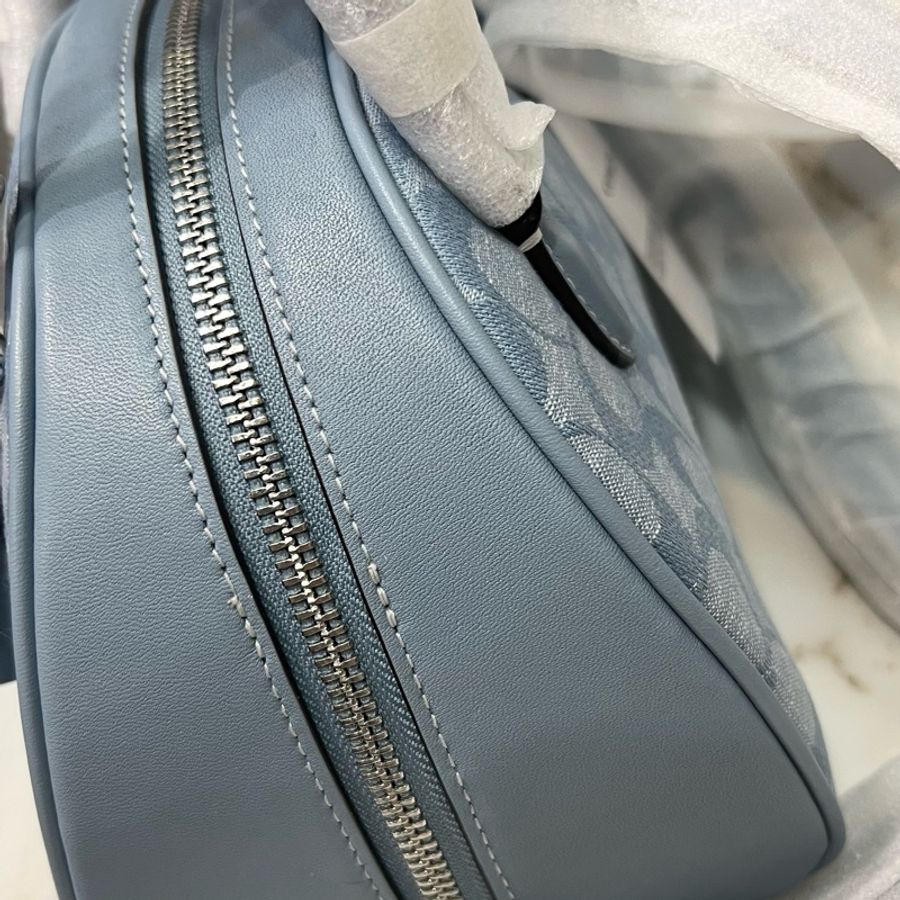 Coach Boston bag (blue)-6