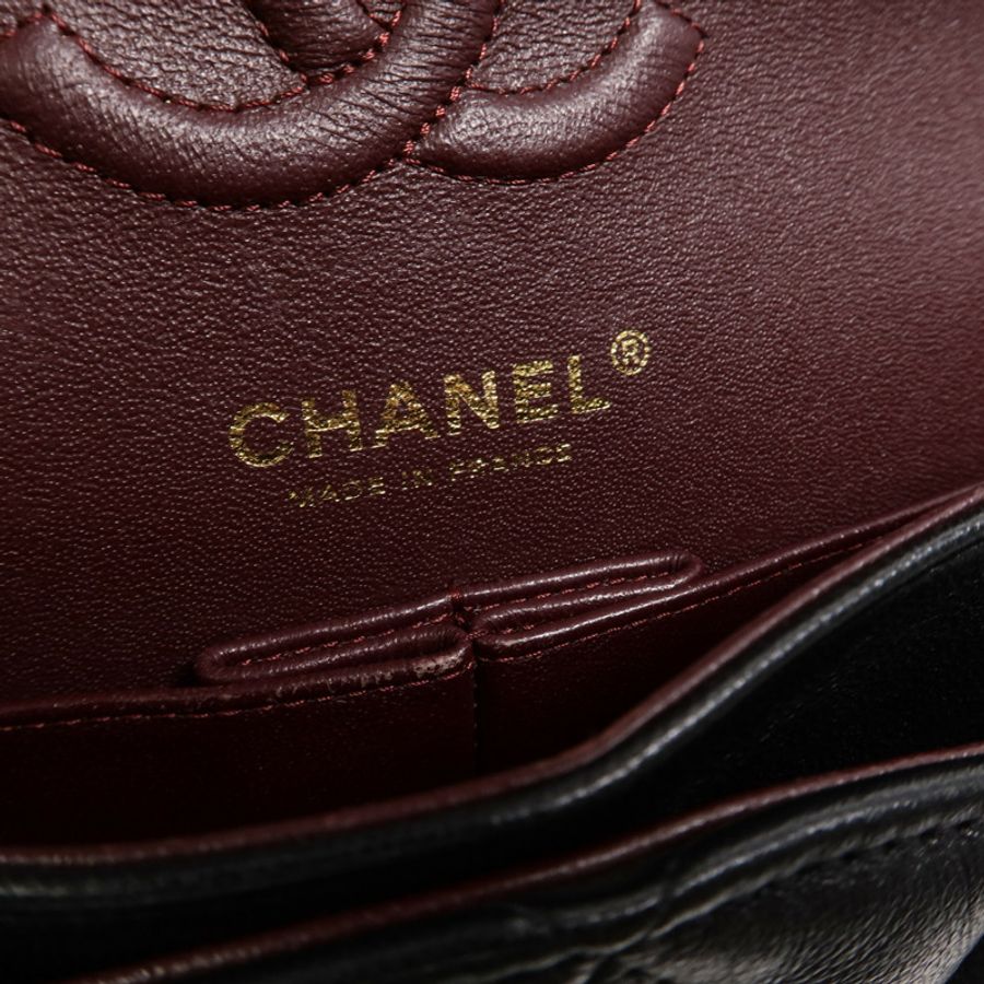 CHANEL 羊皮皮革Classic 23鏈帶肩背袋-5