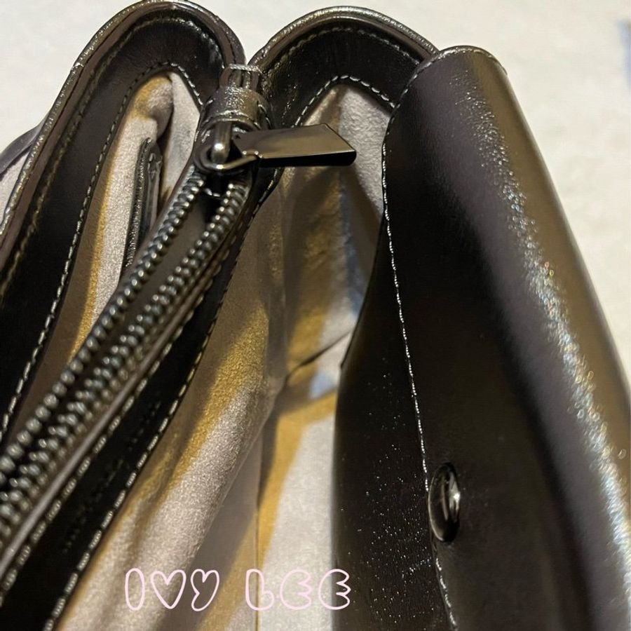 MICHAEL KORS 30H9UOEL6K Cece V形 山行紋路絎縫金屬皮革 斜背包 肩背包 鍊帶包 二手精品 Michael Kors 《夫妻的世界》韓素希同款-52