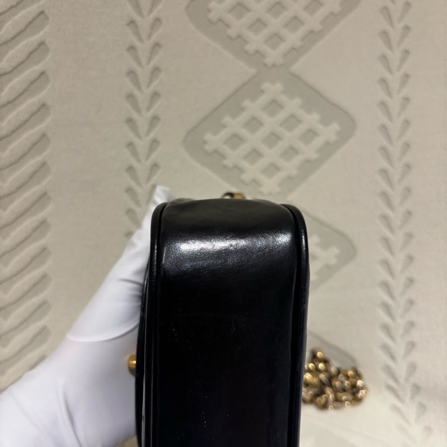 💎Chanel香奈兒|中古款vintage|雕花鏈條雕花雙C扣CF |小元寶-7