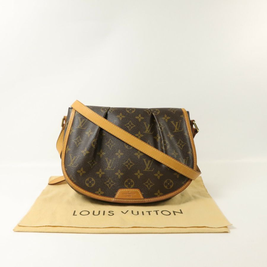 LOUIS VUITTON Monogram Menilmontant PM肩背袋-8
