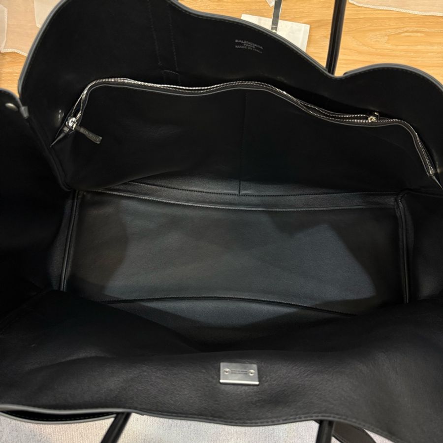 全新BALENCIAGA 黑銀 belair carryall 機場包 大號 台灣專櫃購入25萬-2