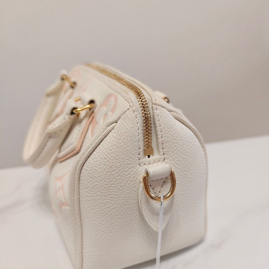 路易威登/Louis Vuitton 芯片speedy20 壓紋粒面牛皮革 20.5 x 13.5 x 12-7