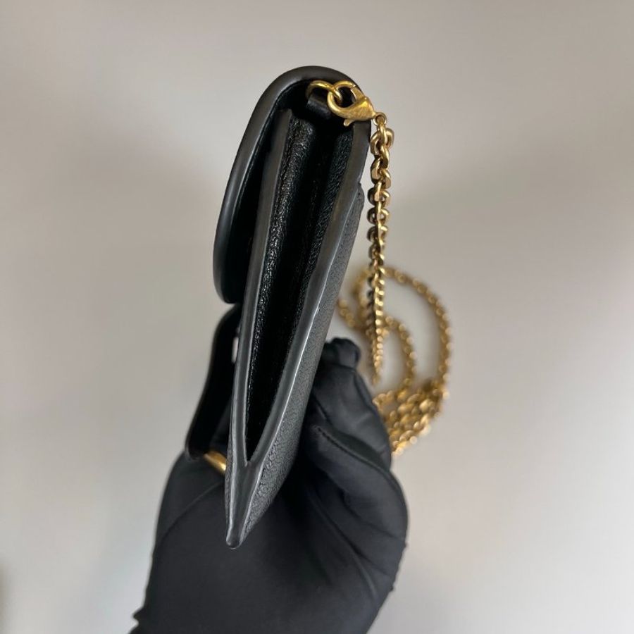 DIOR 黑皮革WOC包-4