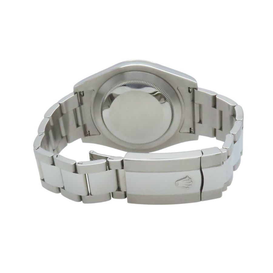 Datejust 41 銀色鑽石面盤 不鏽鋼 白金 腕錶【ROLEX 勞力士】 116334-2