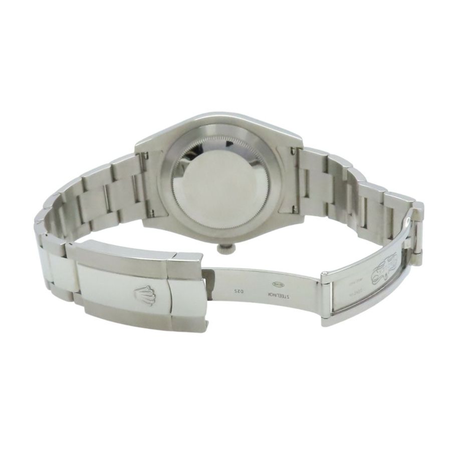 Datejust 41 銀色鑽石面盤 不鏽鋼 白金 腕錶【ROLEX 勞力士】 116334-7