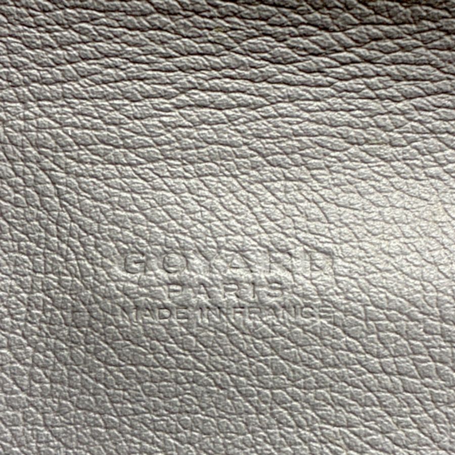 灰色 Goyardine帆布 牛皮 Chypre Wallet Pouch 信封包 肩背包【GOYARD 高雅德】 CHYPRPPMLTY51CL51P-3
