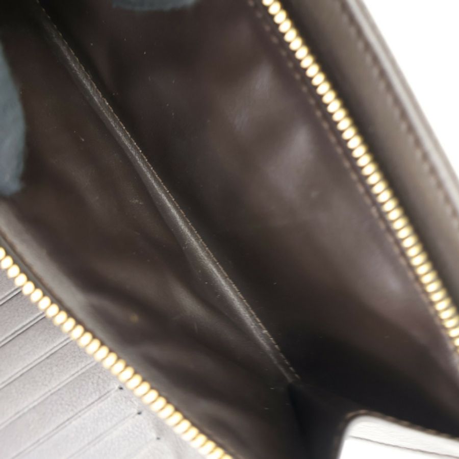 棕色 牛皮壓紋 三折長夾【LOUIS VUITTON LV 路易威登】 M95968-4