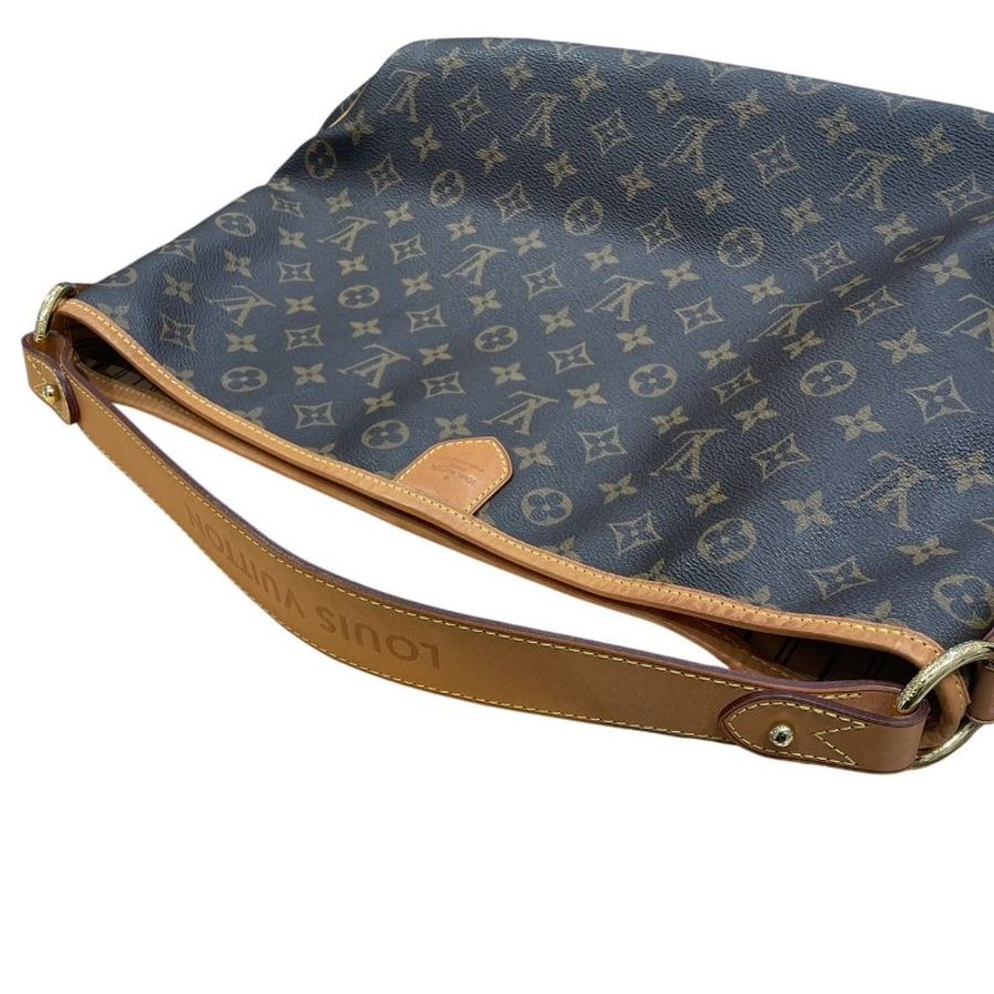 LOUIS VUITTON 路易威登 M40353 DELIGHTFUL MM 單肩包 PVC帆布 老花 棕色 金釦-9