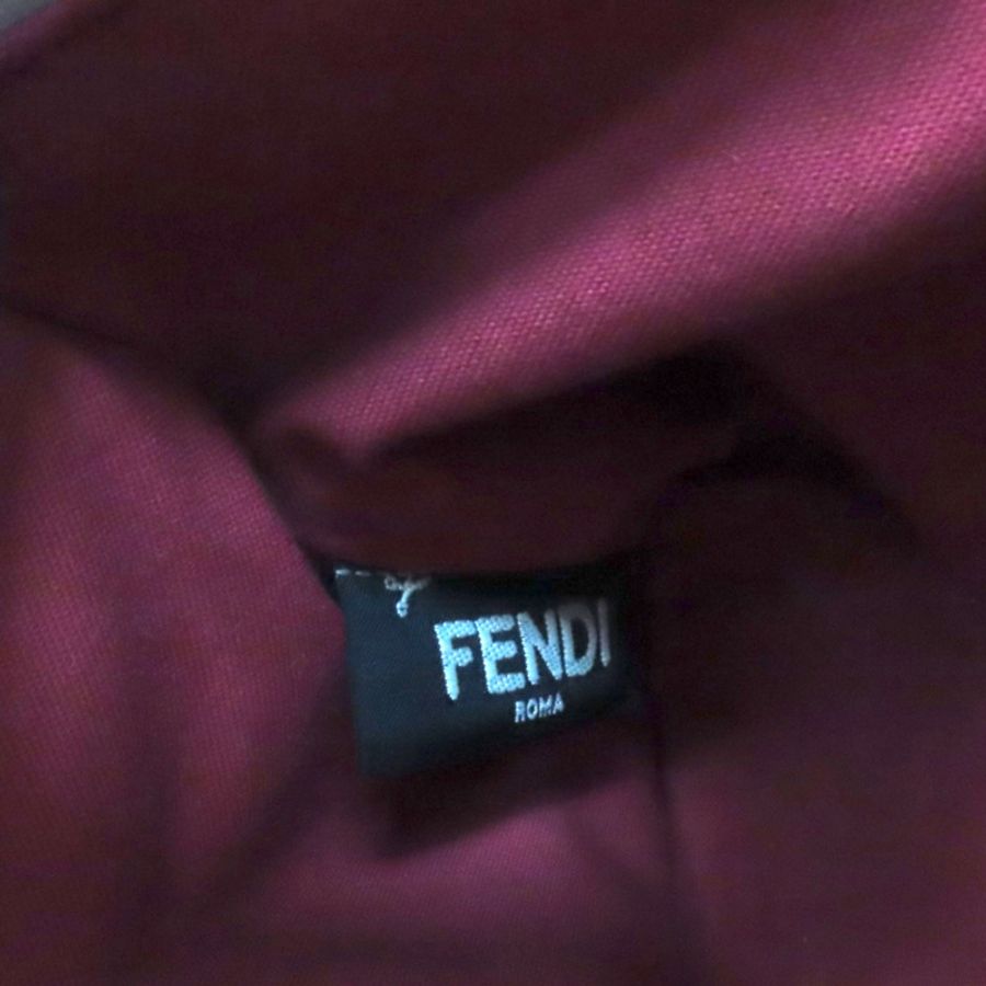 灰色 牛皮 Petite 2Jours 怪獸款 两用包【FENDI 芬迪】 8BH253-6