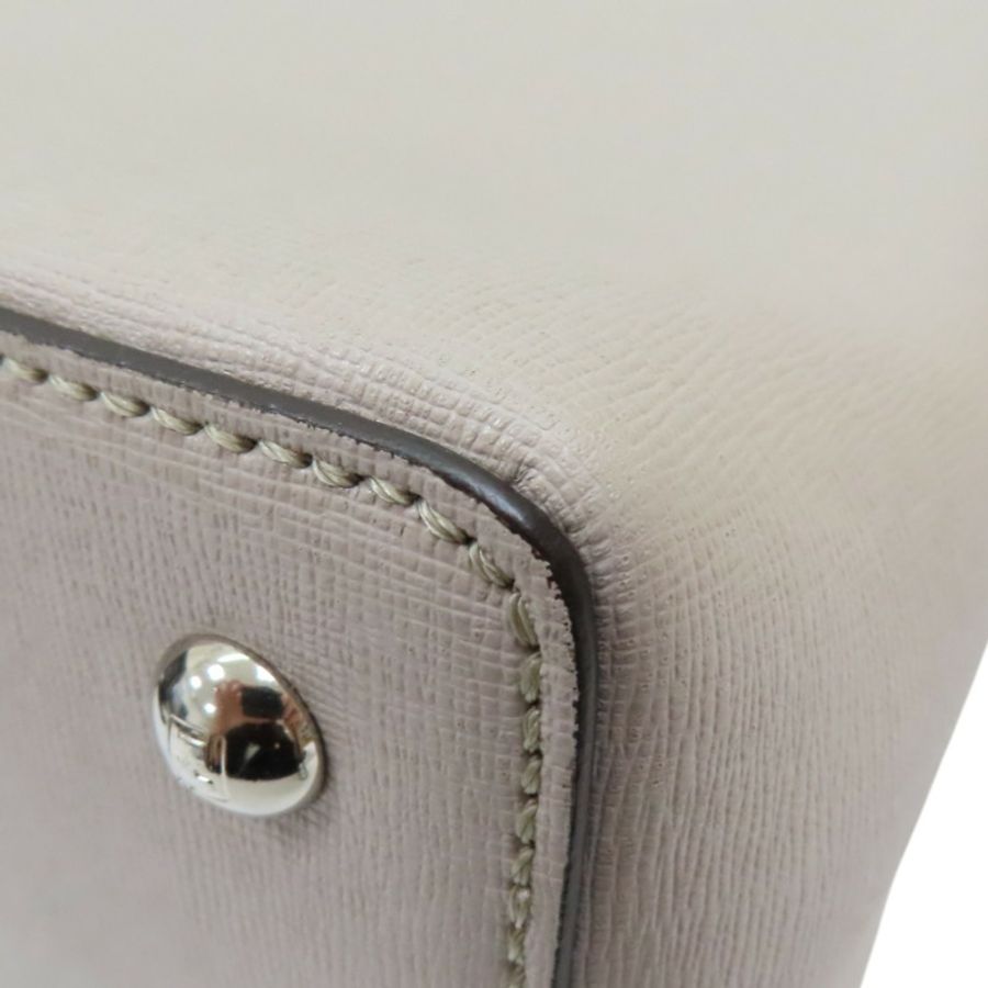 灰色 牛皮 Petite 2Jours 怪獸款 两用包【FENDI 芬迪】 8BH253-13