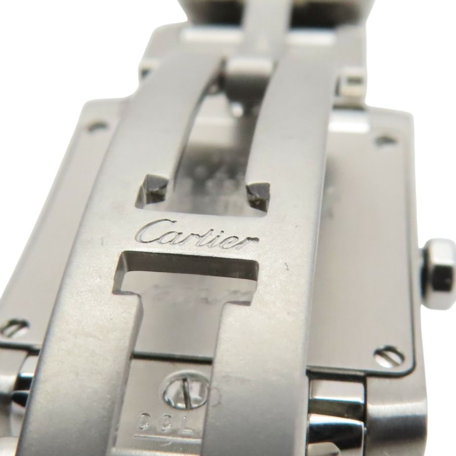 銀色錶盤 不鏽鋼 Tank Francaise SM 腕錶【Cartier 卡地亞】 W51008Q3-9