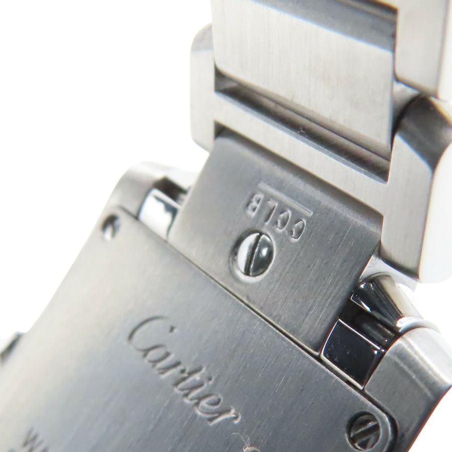 銀色錶盤 不鏽鋼 Tank Francaise SM 腕錶【Cartier 卡地亞】 W51008Q3-10