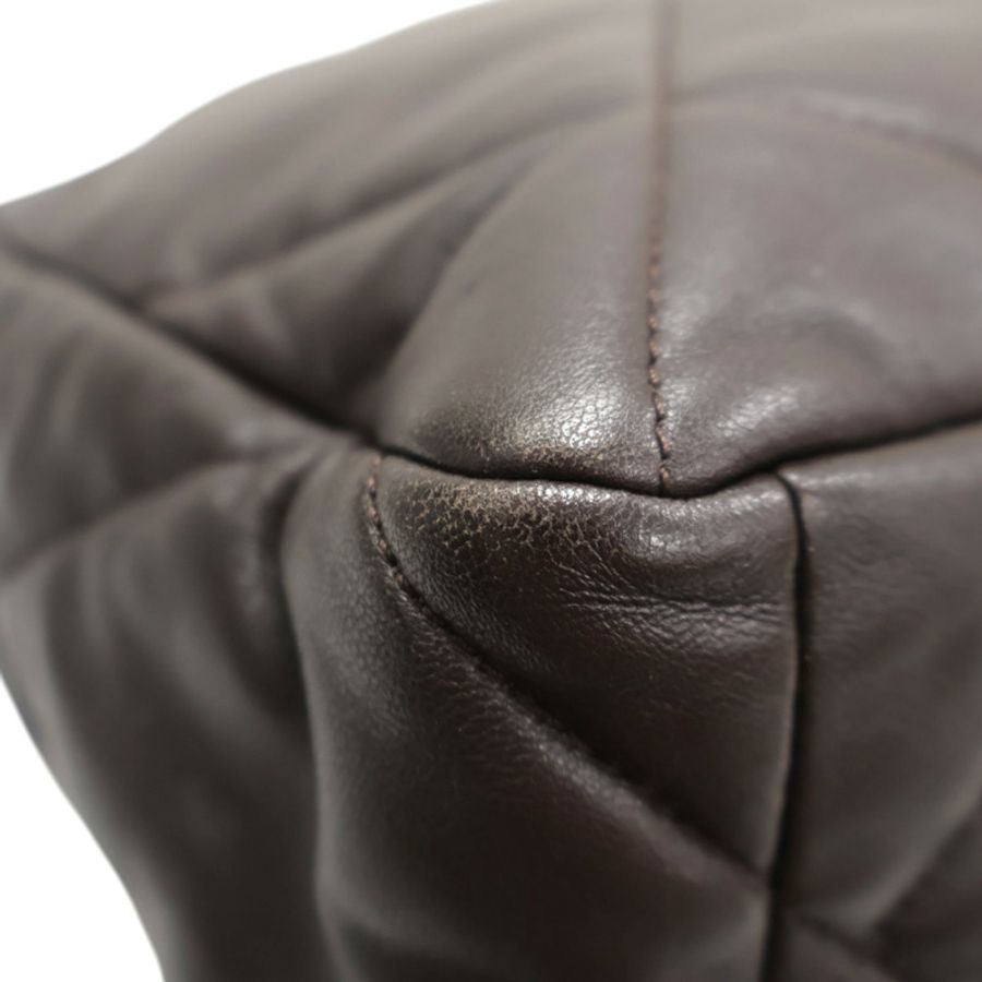 棕色 羊皮 19 口蓋 鍊帶 兩用包【CHANEL 香奈兒】 AS1160-8