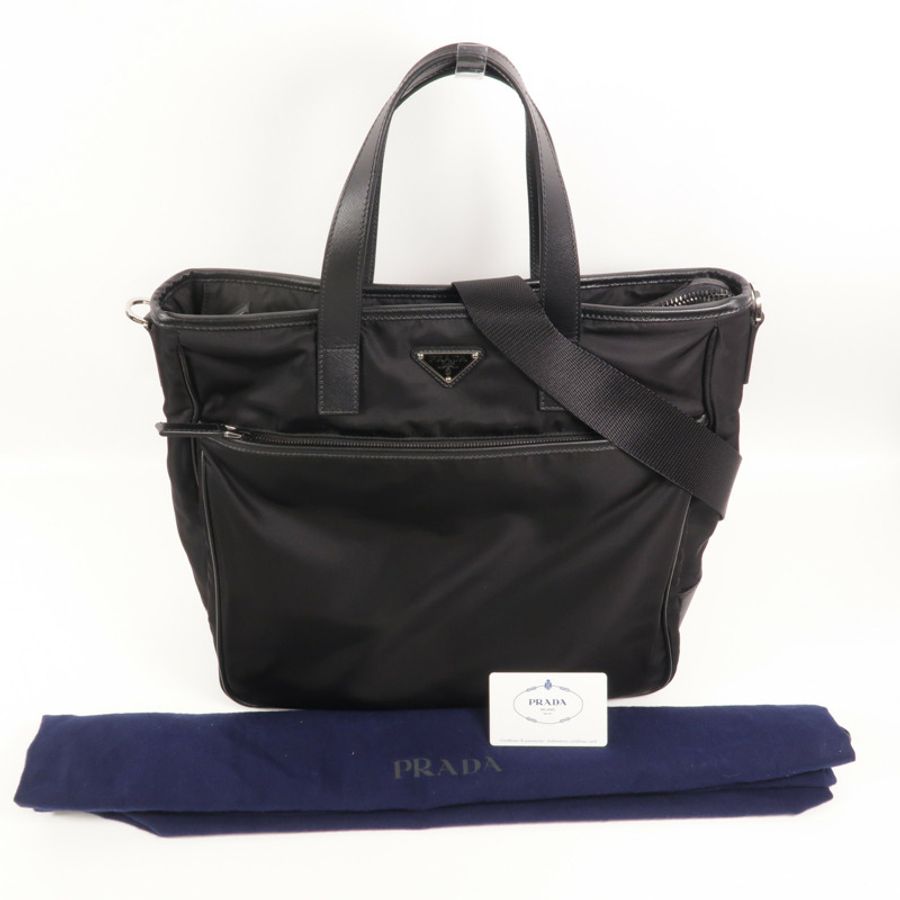 PRADA 尼龍2 Way Shoulder手挽肩背兩用袋-10