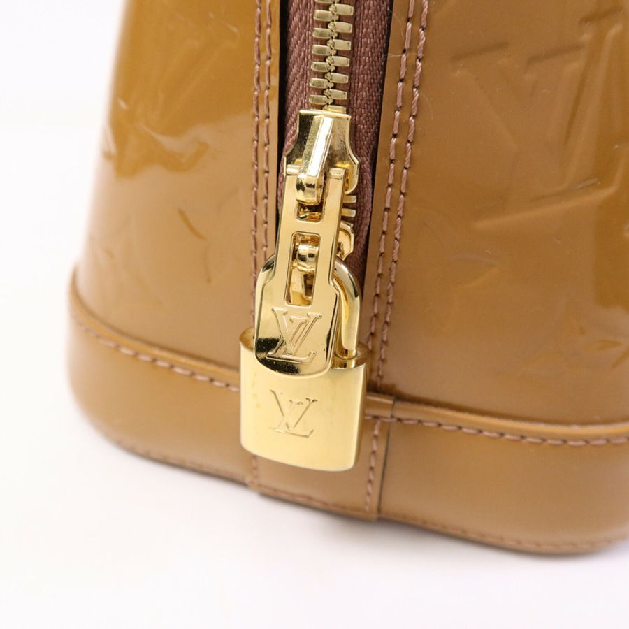 LOUIS VUITTON Monogram Vernis Alma PM手挽袋-6