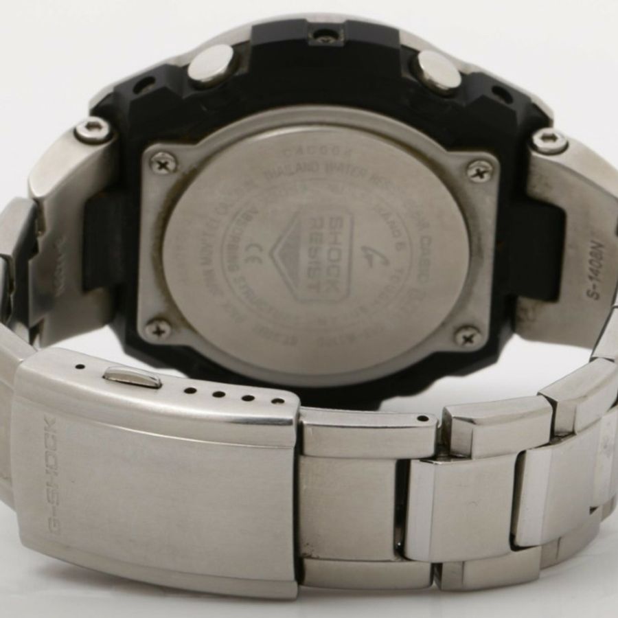 卡西歐 G-SHOCK G-STEEL GST-W100 系列 GST-W110D-7AJF 白色銀色樹脂/不鏽鋼男士手錶-4