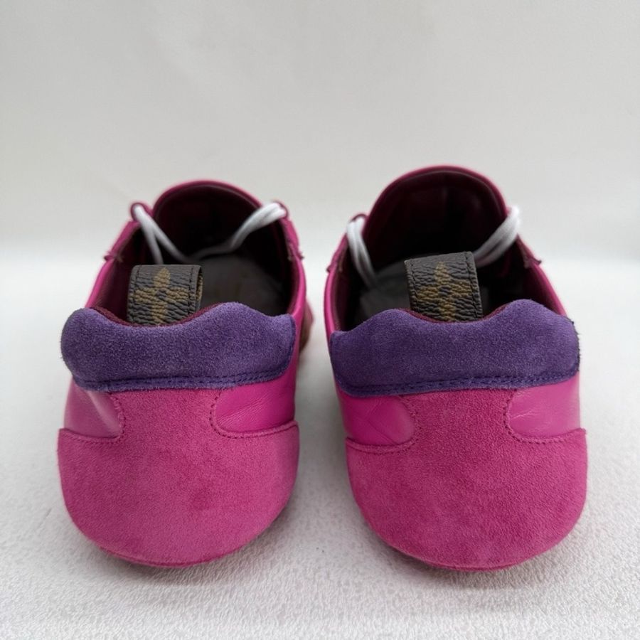 LV Sneakerina 德訓鞋 芭蕾風 女款 紫紅色 38碼-4